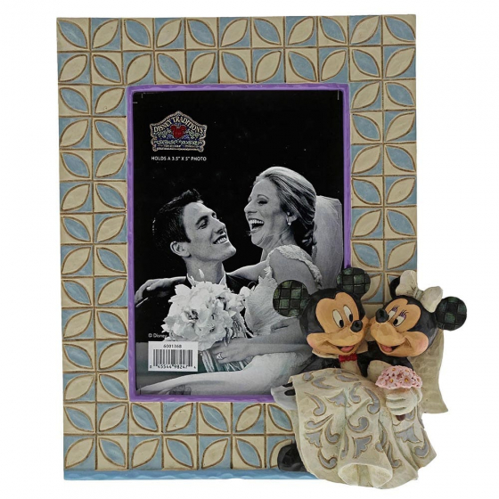 pensioen Sandy brandwond Disney Traditions Mickey & Minnie Trouwen Fotolijst | Dionie's Palace